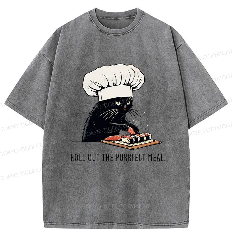 Japanese Vintage Washed T-Shirt for Daily Wear