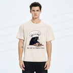 Japanese Vintage Washed T-Shirt for Daily Wear