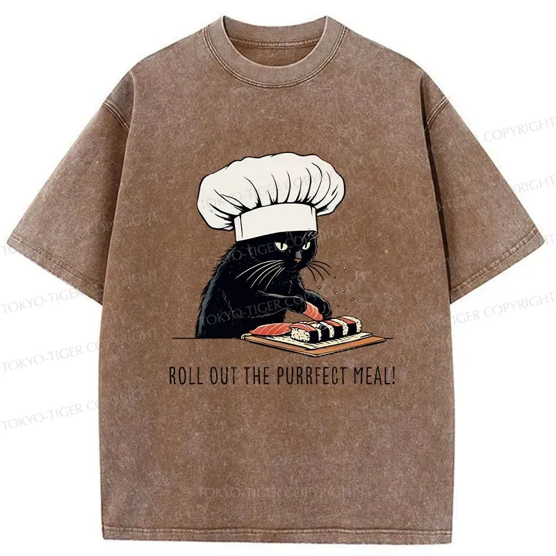 Japanese Vintage Washed T-Shirt for Daily Wear