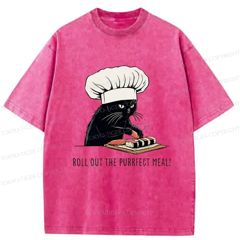Japanese Vintage Washed T-Shirt for Daily Wear