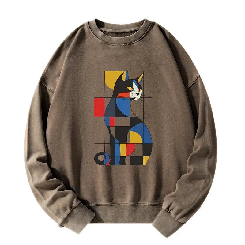 Kyoto Lion Vintage Sweatshirt for Daily Wear