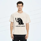 vintage raccoon snack shirt streetwear