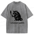 kyoto lion raccoon funny japan tee