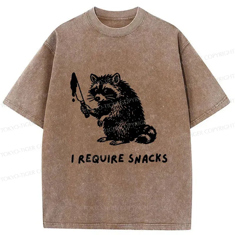 vintage raccoon snack shirt streetwear