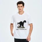 Japanese Angry Cat Classic T-Shirt