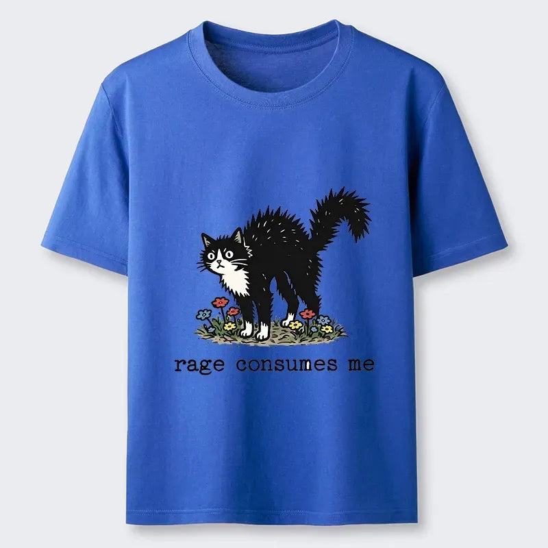 Japanese Angry Cat Classic T-Shirt