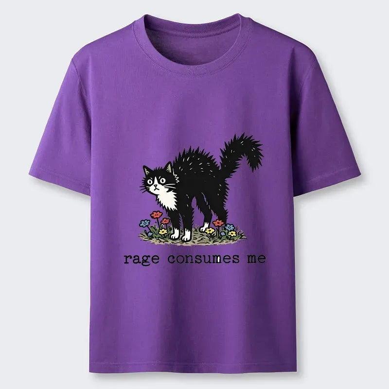 Japanese Angry Cat Classic T-Shirt