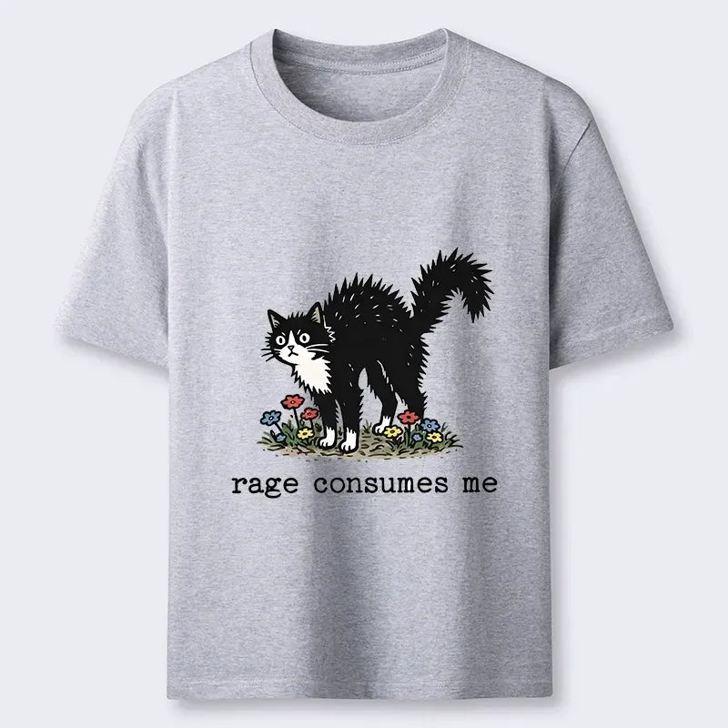 Vintage Tuxedo Cat Tee for Daily Wear