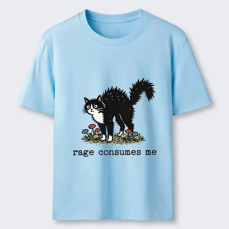 Japanese Angry Cat Classic T-Shirt