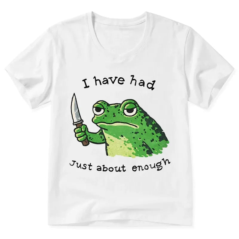 Impatient Frog Vintage T-Shirt for Gift