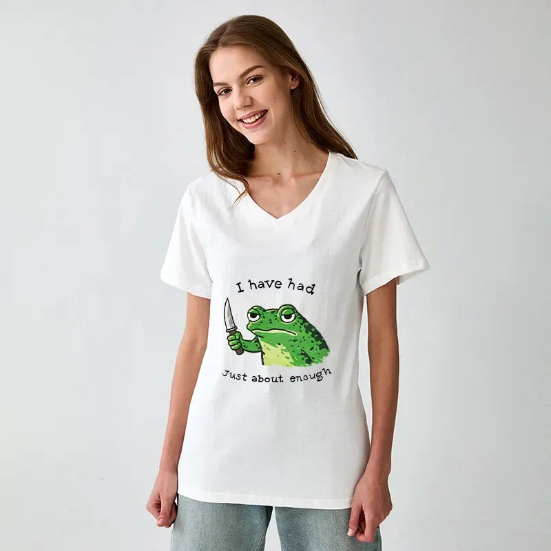 Impatient Frog Vintage T-Shirt for Gift