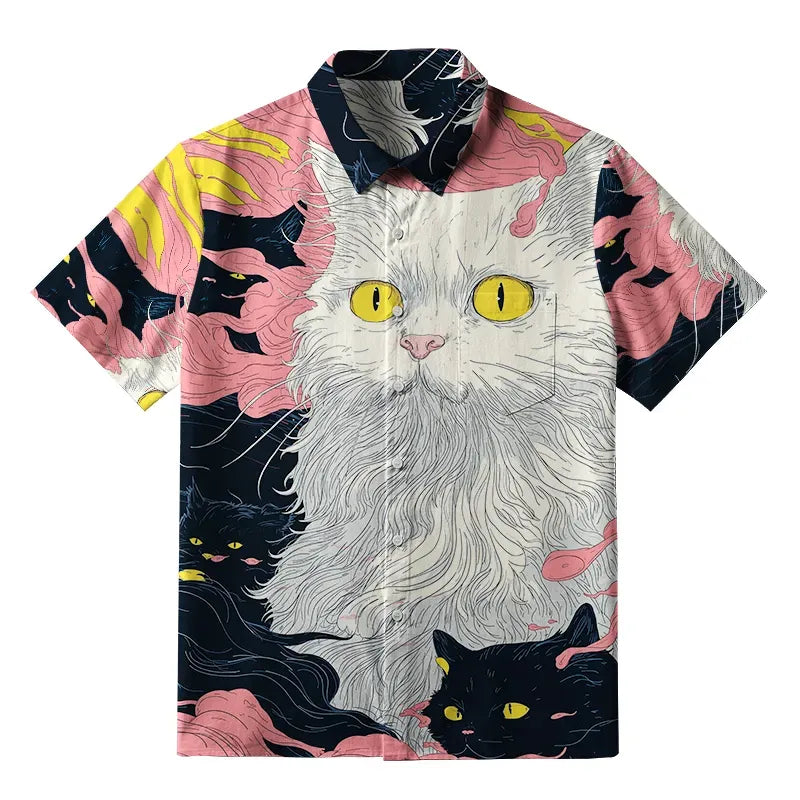 Kyoto Lion Cat Shirt Free Shipping
