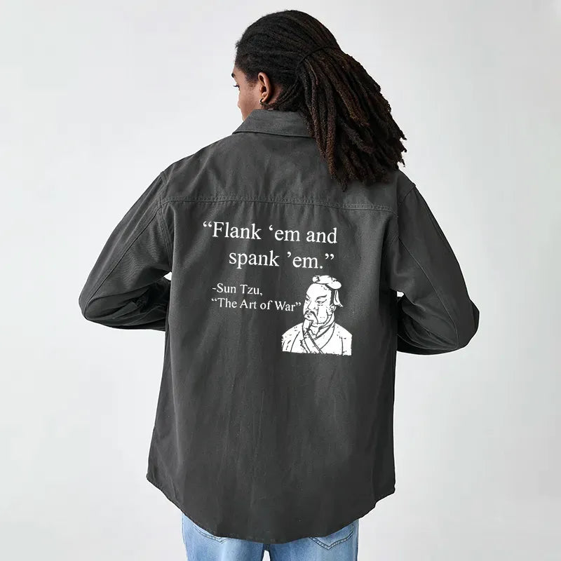 Funny Japanese Art of War Jacket for Men