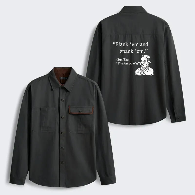 Funny Japanese Art of War Jacket for Men