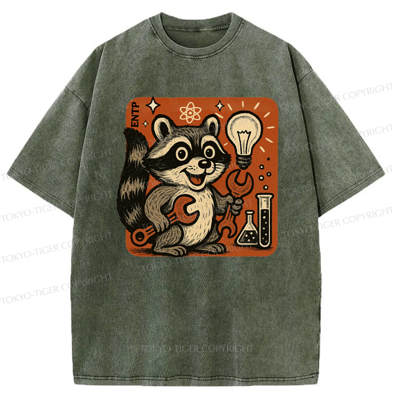 ENTP Raccoon Graphic T-Shirt Gift Idea