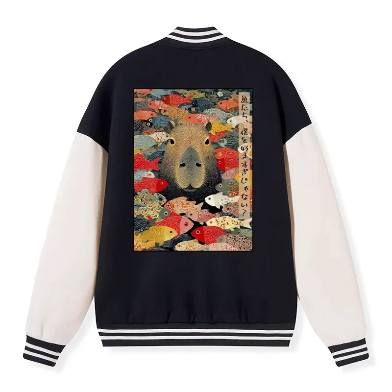 trendy unisex varsity jacket for streetwear