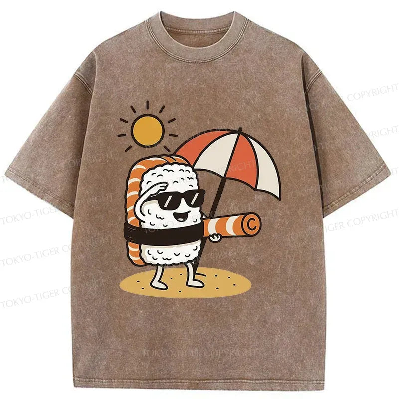 Japanese Washed T-Shirt for Summer