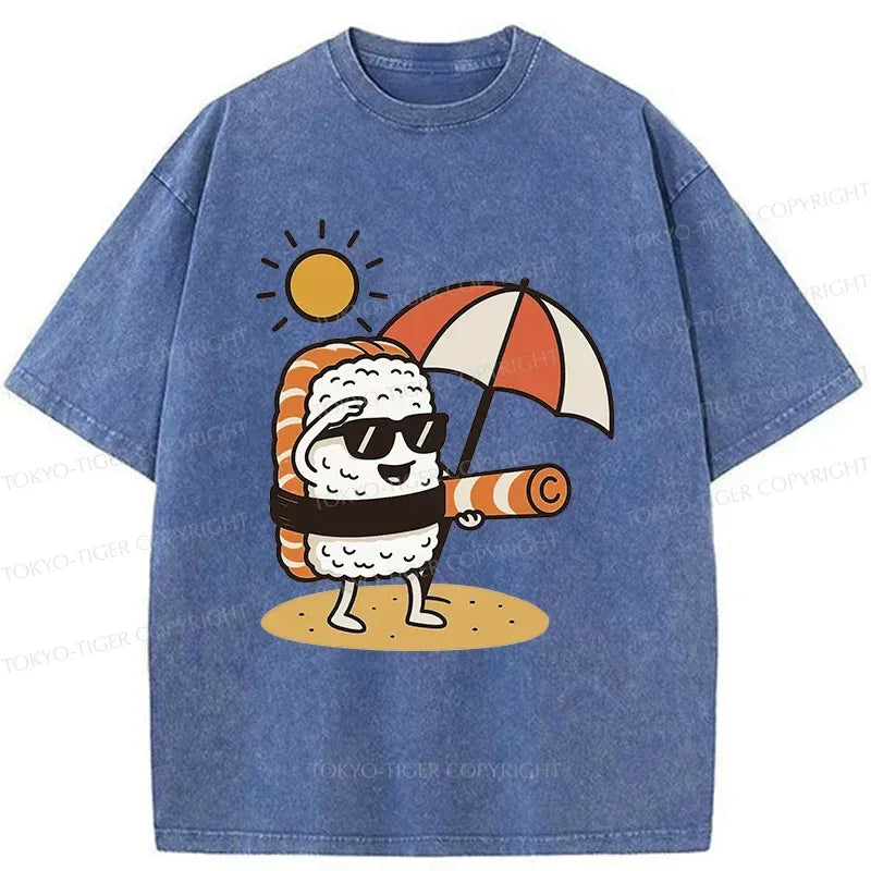 Kyoto Lion Sushi Tee for Daily Wear