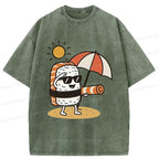 Kyoto Lion Sushi Tee for Daily Wear