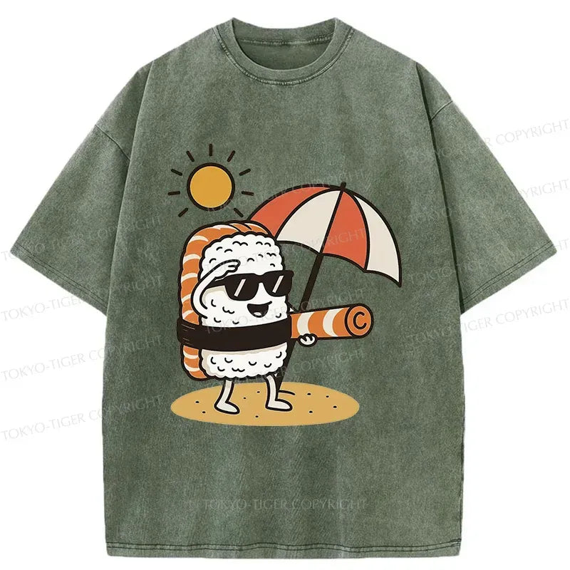 Kyoto Lion Sushi Tee for Daily Wear