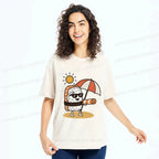 Japanese Washed T-Shirt for Summer