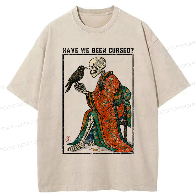 kyoto lion crow skeleton tee