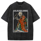 vintage japanese woodblock print halloween shirt