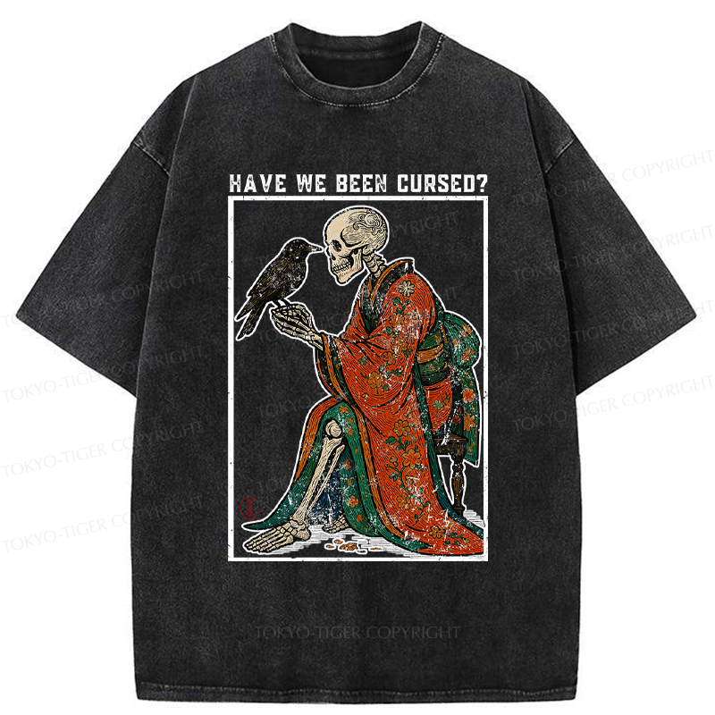 vintage japanese woodblock print halloween shirt