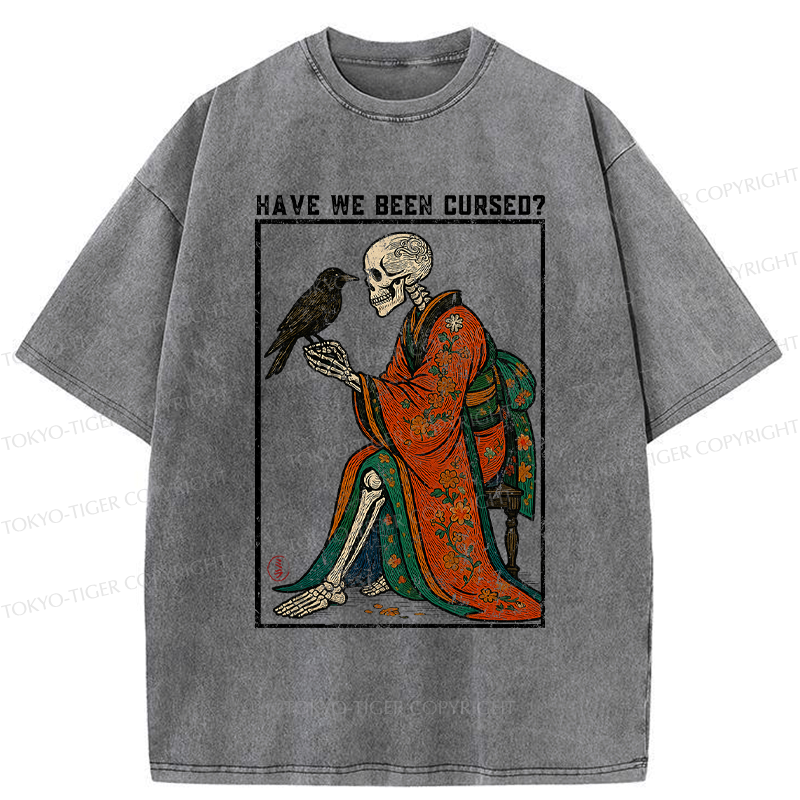 kyoto lion crow skeleton tee