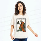 funny meme skeleton ukiyoe t-shirt
