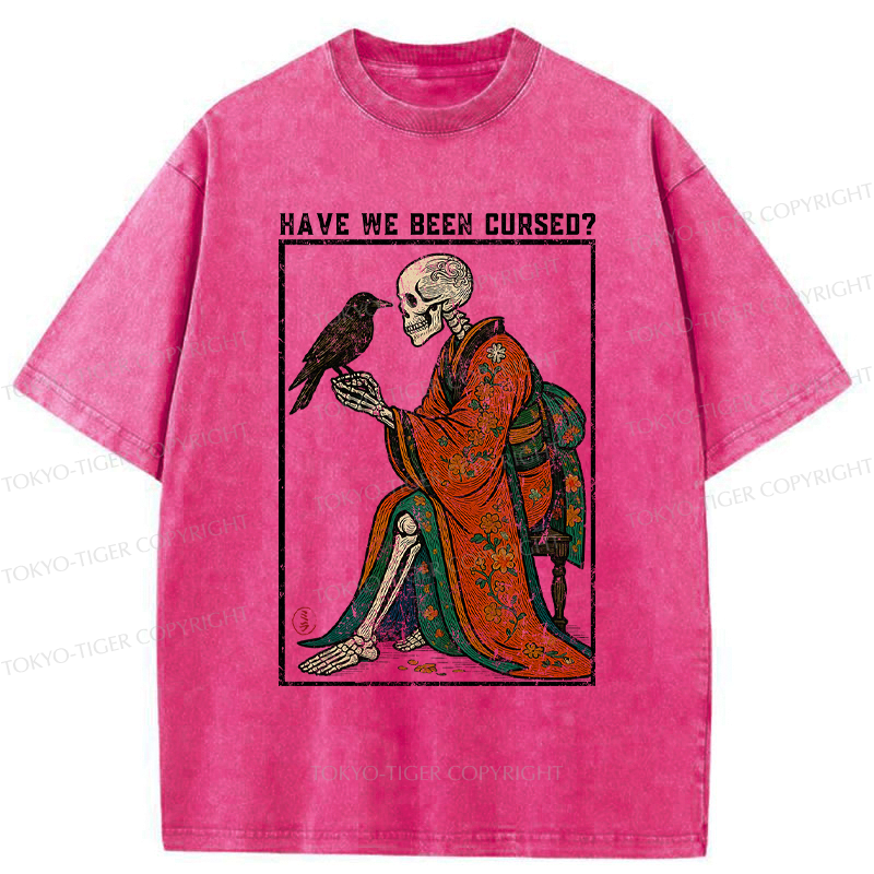 Kyoto-Lion Crow Skeleton Ukiyoe funny meme Halloween T-Shirt