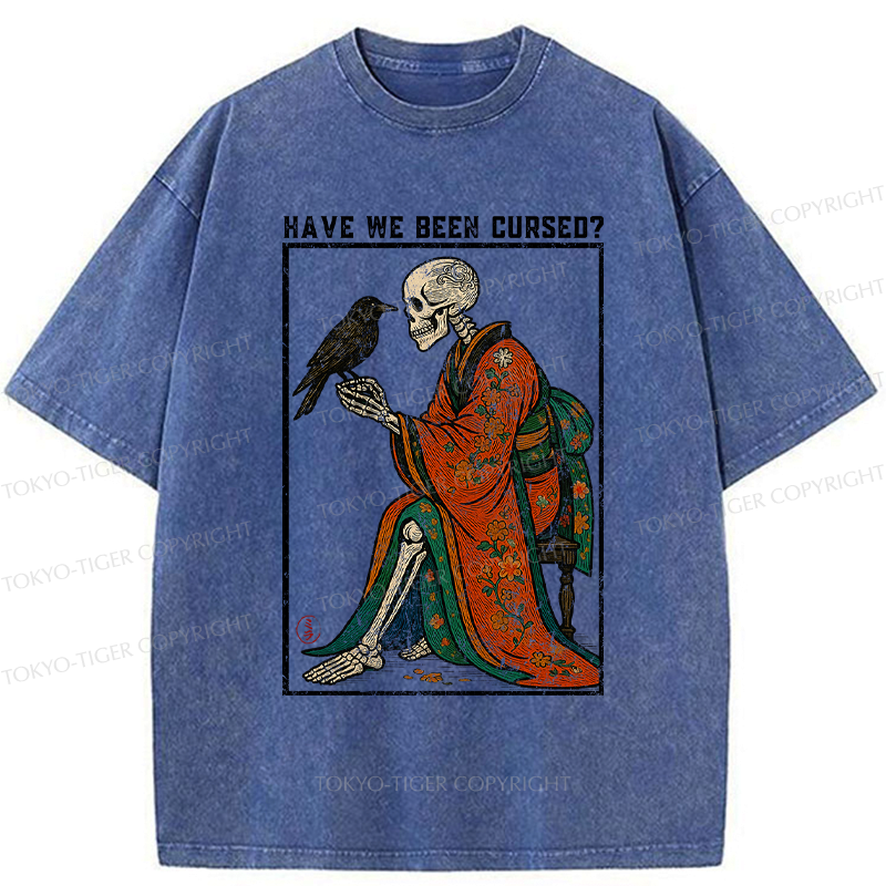 kyoto lion crow skeleton tee