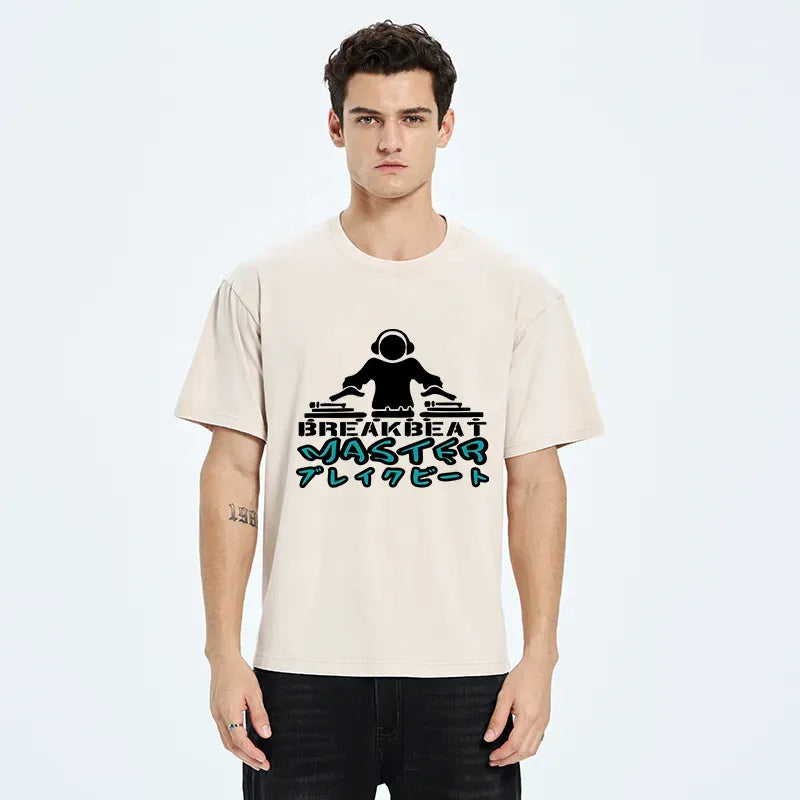 Japanese Kyoto lion washed tee for summer