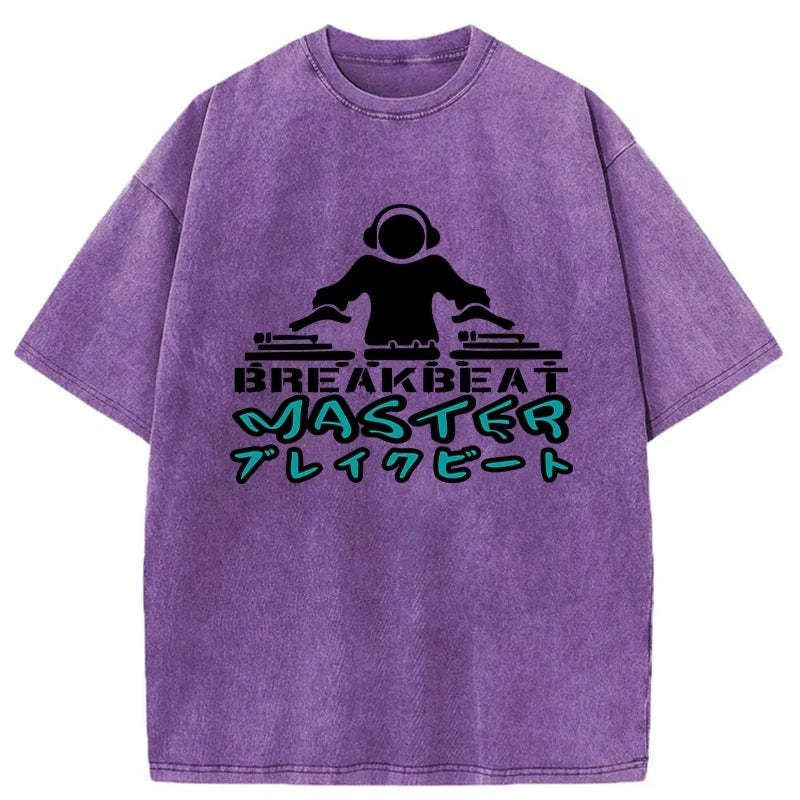 Japanese Kyoto lion washed tee for summer