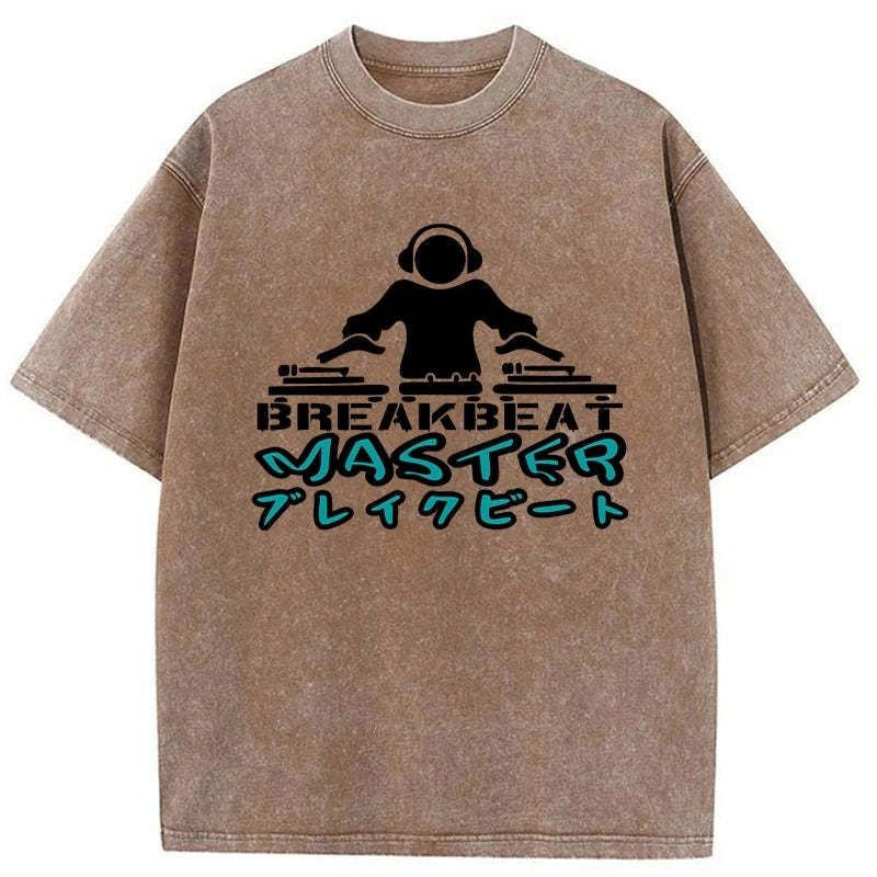 Kyoto-Lion Breakbeat Master Washed T-Shirt