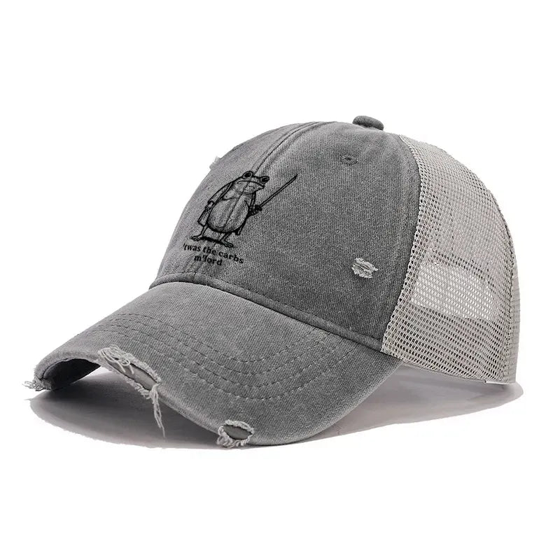 Japanese Washed Trucker Cap for Summer