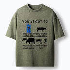 Kyoto-Lion Ranch Songs Funny Washed T-Shirt