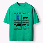 Washed Unisex Cotton T-Shirt for Summer