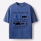 Kyoto-Lion Ranch Songs Funny Washed T-Shirt