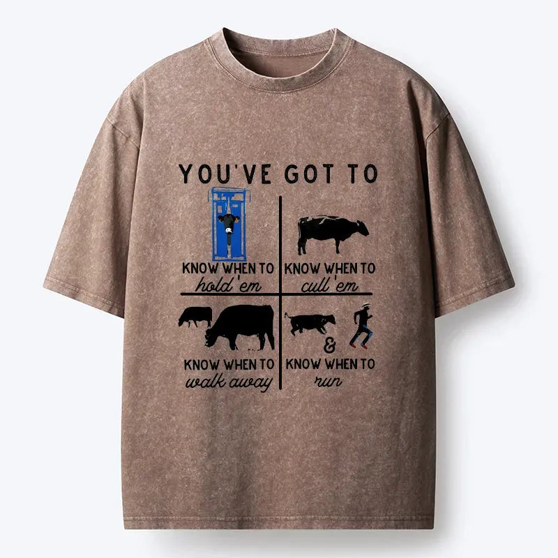 Washed Unisex Cotton T-Shirt for Summer