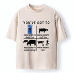Kyoto-Lion Ranch Songs Funny Washed T-Shirt