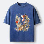Oriental Print T-Shirt for Summer