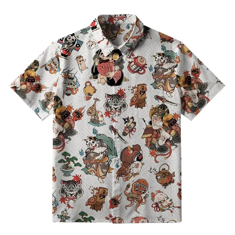 Best Seller Japanese Unisex Button-up Shirt