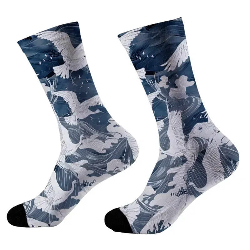trendy Japanese festival socks