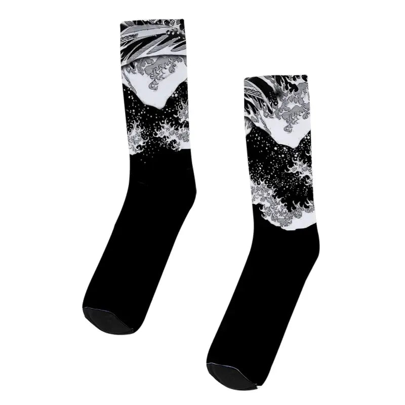 Kyoto-Lion Japan Great Wave Socks