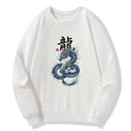 Mythic Blue Dragon Japanese Sweatshirt