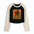 Japanese Cat Eating Ramen Crop T-Shirt