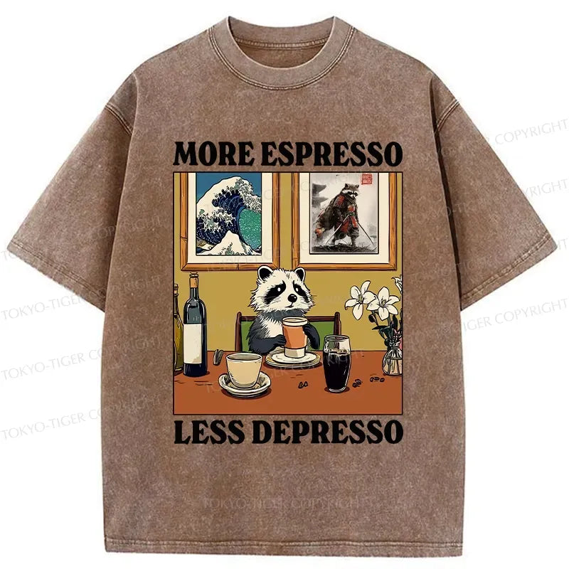 Kyoto-Lion espresso depresso tee for streetwear
