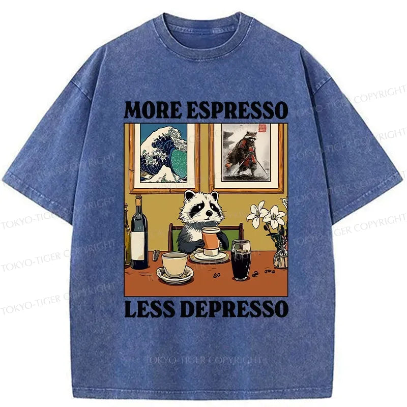 Kyoto-Lion espresso depresso tee for streetwear