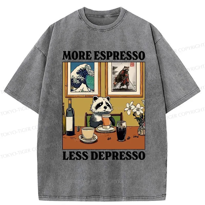 Kyoto-Lion espresso depresso tee for streetwear